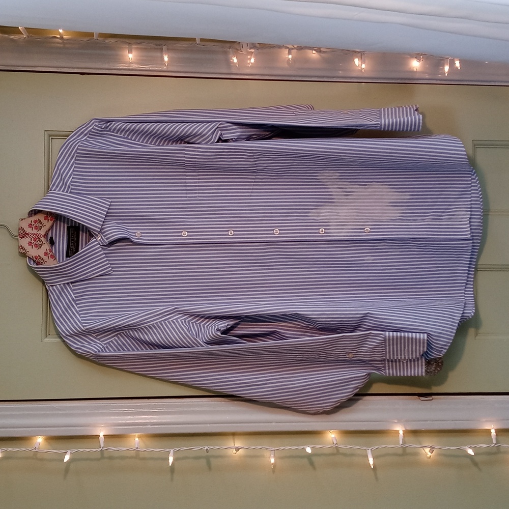 Women's Donald J. Trump dress shirt oversized button down non iron 2X / 1X - Picture 3 of 8
